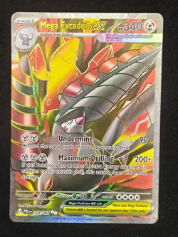 Mega Excadrill EX 103 Pitch Black Pokemon card - Image 1