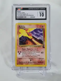 🔥 Pokemon TCG 🔥 Moltres 21 - WOTC Black Star Promo Aoki Error CGC 10 Gem Mint - Image 5