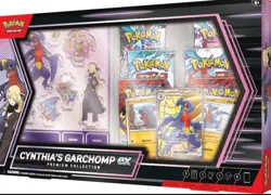 Pokemon TCG Cynthia's Garchomp ex Premium Collection Box Sealed - Image 1