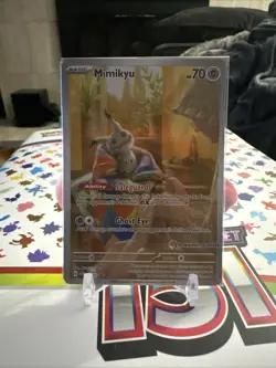 Mimikyu 075 (Paldean Fates ETB Pokemon Center Exclusive) SEALED Promo - Image 1