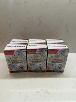 Pokemon Prismatic Evolutions Booster Bundle Lot of 6 Factory Sealed In Hand - Image 1