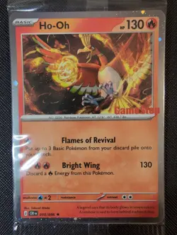 Pokemon TCG Ho-Oh GameStop Stamped Promo - Image 1