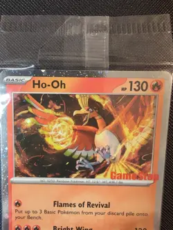Pokemon TCG Ho-Oh GameStop Stamped Promo - Image 3