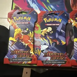 Destined Rivals Sleeved Booster Packs X5 New Random Art Pokemon - Image 3
