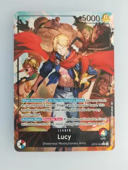 One Piece TCG OP15-002 Lucy Alt Art Leader Adventure on KAMI's Island English - Image 1