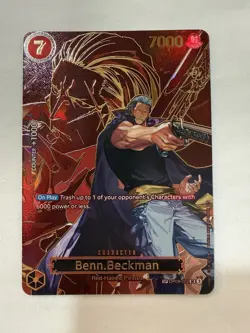 Benn.Beckman (SP) - Carrying On His Will (OP13) OP09-009 One Piece TCG - Image 1