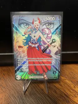 One Piece Card Game YAMATO OP16-079 The Time of Battle Alt Art Leader - Image 1