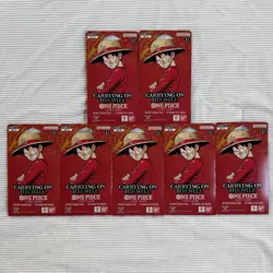 One Piece OP-13 Carrying On His Will Sleeved Booster Packs English SEALED 7pk - Image 1