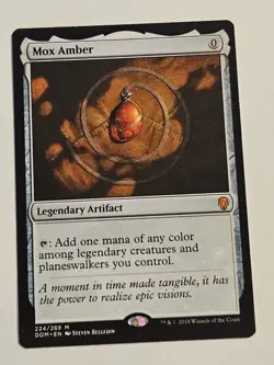 Mox Amber Dominaria Card Regular Mythic LP MTG #224/269 - Image 1