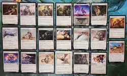 20 WHITE CAT THEME LOT COMMONS / UNCOMMONS NO DUPLICATES COMMANDER - Image 1