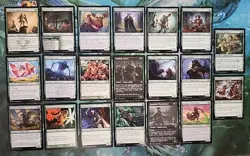 20 GREEN HUMAN THEME LOT COMMONS / UNCOMMONS NO DUPLICATES COMMANDER - Image 1