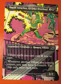MTG: MARVEL SUPER HEROES, 0315, BARON STRUCKER, HYDRA OVERLORD, MSH, UNC. - Image 1