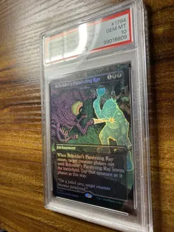 MTG✨BEHOLDER’S PARALYZING RAY (Oubliette) FOIL✨SLD X D&D’s PSA 10 RARE POP 5 ! - Image 4