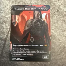 Yawgmoth, Thran Physician - Custom Art MTG Magic The Gathering Playtest Card - Image 1