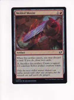MAGIC THE GATHERING MTG EDGE OF ETERNITIES FOIL MELDED MOXITE - Image 1