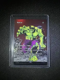 Rancor (Borderless) Marvel Universe Eternal-Legal Foil MTG - Image 1