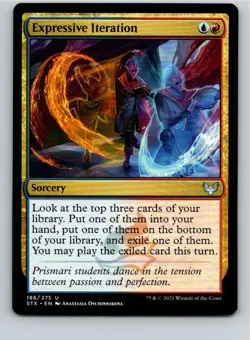 Magic the Gathering Expressive Iteration Strixhaven: School of Mages MTG - Image 1