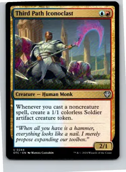 Magic the Gathering Third Path Iconoclast Commander: Outlaws of Thunder Junction - Image 1