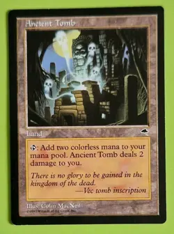 MTG ANCIENT TOMB x1, Tempest. Excellent. Reserved List, PRE MODERN, Vintage - Image 1