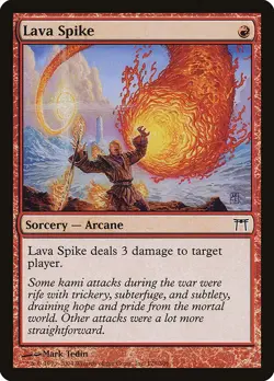 MTG Lava Spike [CHK] #178 LP - Image 1
