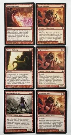 6 x Eldrazi Cards - Rise of the Eldrazi - Magic: The Gathering - MtG - Image 1
