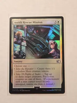 Aerith Rescue Mission (Foil) - Final Fantasy - LP - Common - Sorcery - Image 1