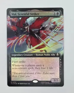 Mai, Scornful Striker (Extended Art) Avatar: The Last Airbender Foil - Image 1