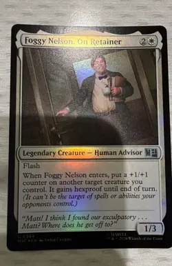 Foggy Nelson, On Retainer Commander: Marvel Super Heroes Foil Mtg M/NM - Image 1