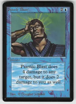 Psionic Blast Beta Edition Uncommon MAGIC: THE GATHERING - Image 1