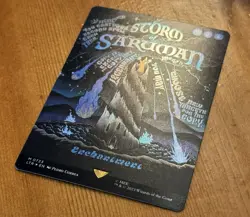 Storm of Saruman M 0733, Foil Borderless Poster Card, MTG Lord of the Rings LotR - Image 3