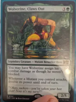 MTG - [MSC - 737] Wolverine, Claws Out - Commander: Marvel Super Heroes Non-Foil - Image 1