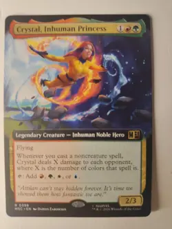 Crystal, Inhuman Princess Extended Art EN MSC 398 - NM TCG MTG - Image 1