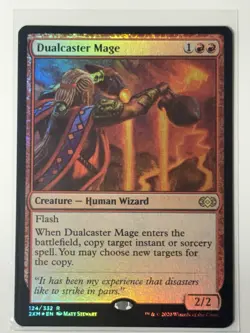 MTG Dualcaster Mage Double Masters English NM Magic the Gathering 2XM FOIL 124 - Image 1