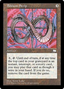 mtg magic Bosium Strip weatherlight FRENCH vf fr Ruban de Boesium aquilon - Image 1