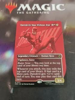 Mtg. Daredevil, Man Without Fear. Borderless. #372. Marvel Super Heroes. Nm - Image 1