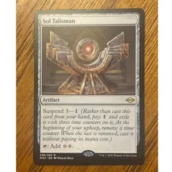 Sol Talisman 236 NM Rare Modern Horizons 2 Magic: The Gathering x1 - Image 1