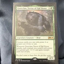 Wizards of the Coast MTG Goreclaw, Terror of Qal Sisma M19 186 Rare Regular - Image 1