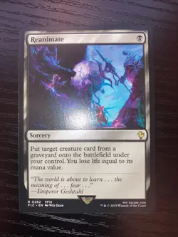 Reanimate 0282 Commander Final Fantasy Rare Magic The Gathering English NM - Image 2