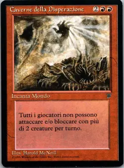 Caverns of Despair Rare Italian Legends Magic: The Gathering Lightly Played - Image 1