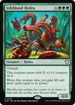 Lifeblood Hydra - 274 - Commander: Secrets of Strixhaven - Image 1