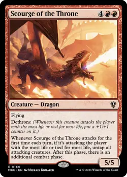 Scourge of the Throne Commander: Murders at Karlov Manor LP MTG - Image 1