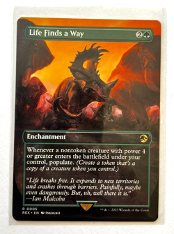 MTG – Lost Caverns of Ixalan - Life Finds a Way - Rare 0005 - Jurassic Park - Image 1