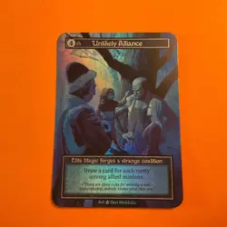 Unlikely Alliance FOIL Elite Sorcery: Contested Realm Beta - Image 1