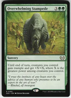 OVERWHELMING STAMPEDE 192 R NEAR MINT - Image 1