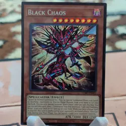 Konami Yu-Gi-Oh! TCG Black Chaos Chaos Origin CORI-EN001 1st Ed Secret Rare - Image 1