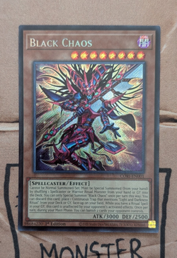 Konami Yu-Gi-Oh! TCG Black Chaos Chaos Origin CORI-EN001 1st Ed Secret Rare - Image 2
