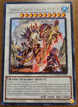 Yugioh - Swordsoul Supreme Sovereign - Chengying - MZTM-EN089 - Rare - NM/M - Image 1