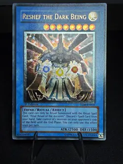 Konami Reshef the Dark Being Lost Millennium Ultra Rare Foil 1st Eng TLM-EN033 - Image 1