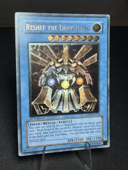 Konami Reshef the Dark Being Lost Millennium Ultra Rare Foil 1st Eng TLM-EN033 - Image 2