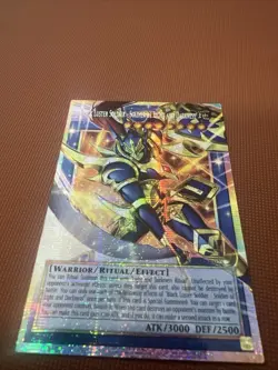 Yugioh Black Luster Soldier - Soldier of Light and Darkness Starlight Rare - Image 3